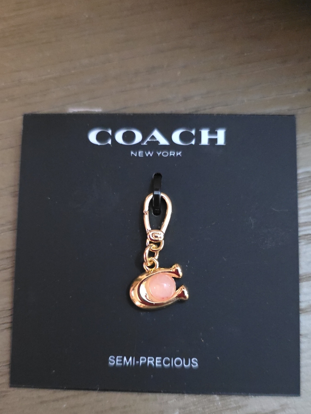 Coach Semi-precious Stone Zipper Pull